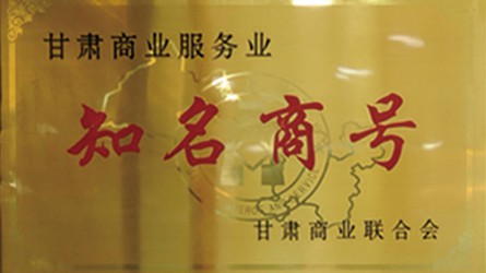 甘肅商業(yè)服務(wù)業(yè)知名商號(hào)